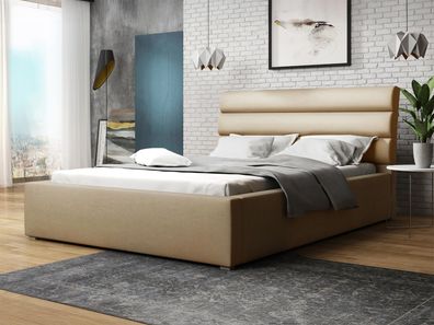 Polsterbett Star mit Gerolltes Lattenrost Doppelbett Modern Schlafzimmer Bett