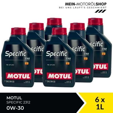 Motul Specific 2312 0W-30 6x1 Liter