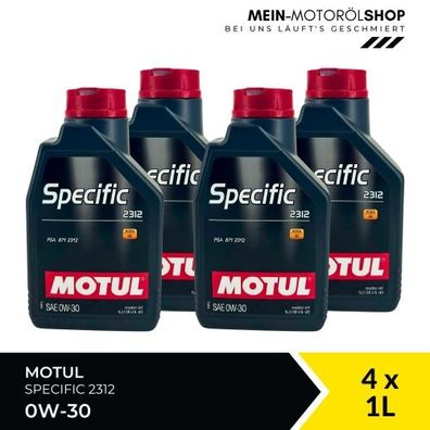 Motul Specific 2312 0W-30 4x1 Liter