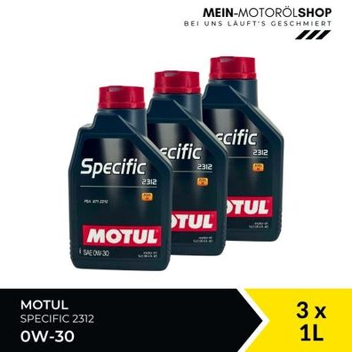 Motul Specific 2312 0W-30 3x1 Liter