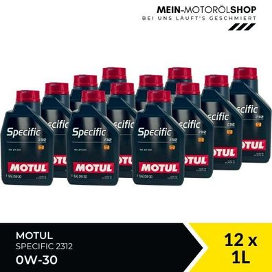 Motul Specific 2312 0W-30 12x1 Liter