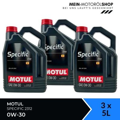 Motul Specific 2312 0W-30 3x5 Liter
