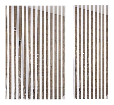 2 Ersatzrolrollos 128x240 u. 53x240 cm für KW Dusch-u. Eck-Duschrollo Streifen