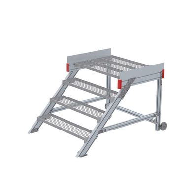 Euroline 514 Anstieg 45EUR 1000mm Stufenbreite 4 Stufen Stahl Gitterrost