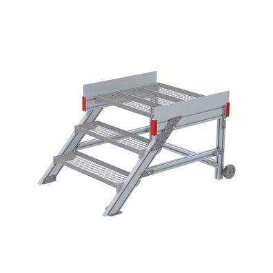 Euroline 514 Anstieg 45EUR 800mm Stufenbreite 3 Stufen Stahl Gitterrost