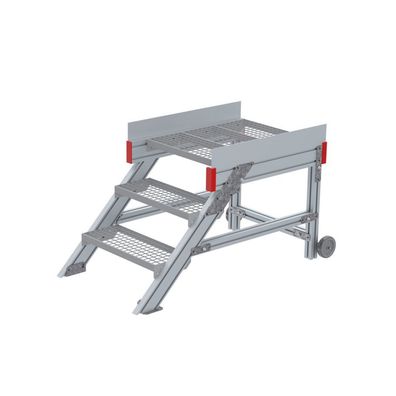 Euroline 514 Anstieg 45EUR 600mm Stufenbreite 3 Stufen Stahl Gitterrost