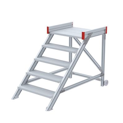 Euroline 514 Anstieg 45EUR 800mm Stufenbreite 5 Stufen Alu gerieft