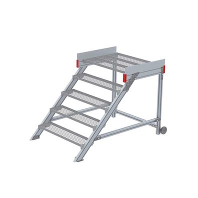 Euroline 514 Anstieg 45EUR 1000mm Stufenbreite 5 Stufen Stahl Gitterrost