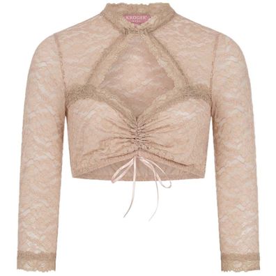 Dirndlbluse Amore Italiano nude - Größe: 30