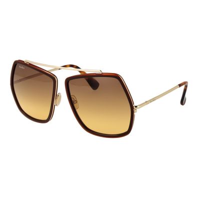 Max Mara Brown Metal Sunglasses
