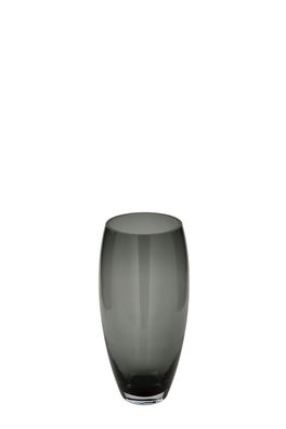 Fink AFRICA, Vase, Glas, glatt, grau, H. 28 cm, D. 14 cm Höhe: 28.00 cm Durchmesse