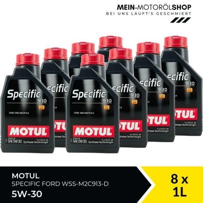 Motul Specific Ford WSS-M2C913-D 5W-30 8x1 Liter