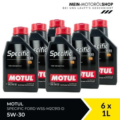 Motul Specific Ford WSS-M2C913-D 5W-30 6x1 Liter