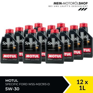 Motul Specific Ford WSS-M2C913-D 5W-30 12x1 Liter