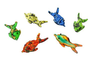 Sandtiere, 1 Tier, verschiedene Modelle, Größe ca. 7 cm, Frosch, Gekko, Schildkröte