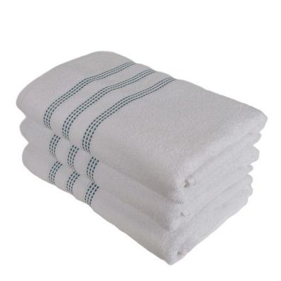 Frottee-Handtuch-Set Seablue 70x140 cm 3 Stück weiß