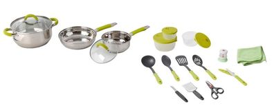 Brunner Küchenset Omnibox 18 + 2 Set Kochen Küche Töpfe Pfannen Besteck