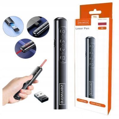 Drahtlose Fernbedienung USB Laser Presenter Display Zenwire S9