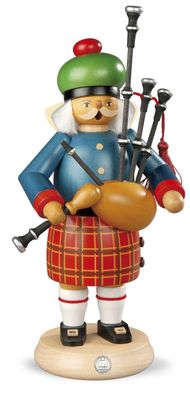 Räucherfigur Räuchermann groß Schotte mit Dudelsack (BxH):15x27cm NEU