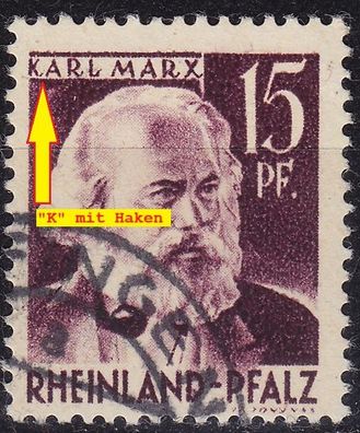 Germany Alliiert Franz. Zone [RheinlPfalz] MiNr 0005 vv I ( O/used )