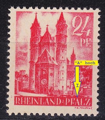 Germany Alliiert Franz. Zone [RheinlPfalz] MiNr 0008 vv I ( * */mnh )