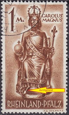 Germany Alliiert Franz. Zone [RheinlPfalz] MiNr 0015 yv I ( O/used )