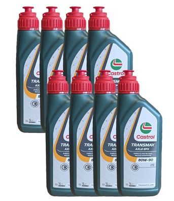 Castrol Axle EPX 80W-90 8x1 Liter API GL-5 ZF TE-ML 16B 17B 19B 21A