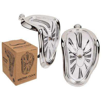 Schmelzende Uhr Melting Time Designuhr 18x13cm
