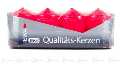 Zubehör Stumpenkerzen rot (4) UK 12 B= x H=ca 4 cmx8,5 cm NEU Erzgebirge Kerze