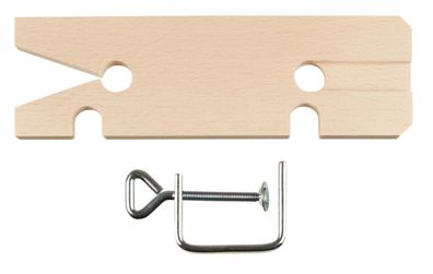 Bastelzubehör Laubsägebrettchen und Zwinge 21x6,5x1cm NEU Laubsägezubehör Bügels