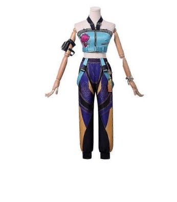 Kpop Demon Hunters Zoey Cosplay Kostüm Set Halloween Party Kostüm