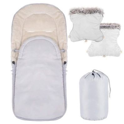 Babyfußsack + Handwärmer Winterfußsack Kinderwagenfußsack Kinderfußsack Fußsack