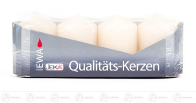 Zubehör Stumpenkerzen champagner (4) UK 12 B= x H=ca 4 cmx8,5 cm NEU Erzgebirge