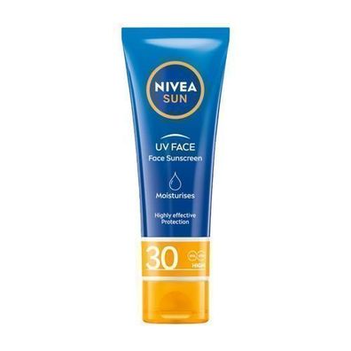 Nivea Gesichts-Sonnencreme SPF30 - Intensive Feuchtigkeit & hoher UV-Schutz, 50