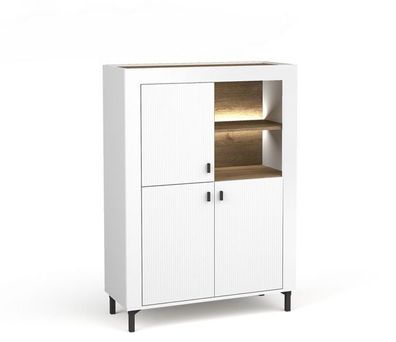 Kommode MOSSA MO5 97x136x40 cm 3 türiger weiß