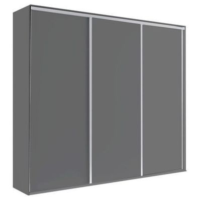 Schwebetürenschrank Grande 277x244x62 Kleiderschrank grau