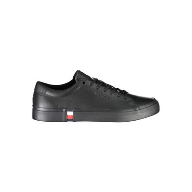 Tommy Hilfiger Black Polyester Sneaker