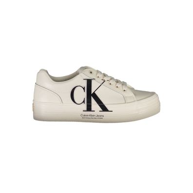 Calvin Klein White Polyester Sneaker