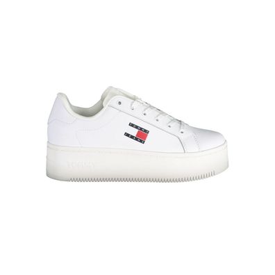 Tommy Hilfiger White Polyester Sneaker
