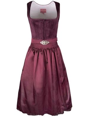 Dirndl Livie 70cm Länge bordeaux - Größe: 32