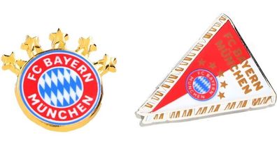 FC Bayern München Pin Logo &amp; Wimpel 53406
