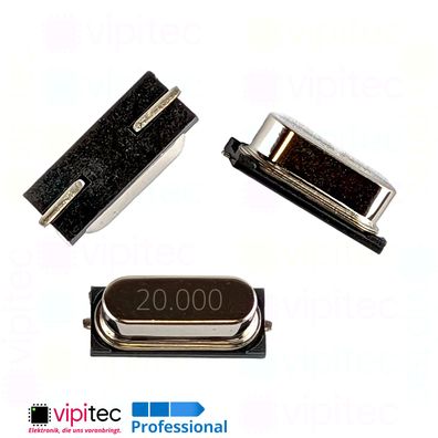 20 MHz HC-49SMD Schwingquarz SMD Uhr Quarz Resonator Taktgeber Kristall HC49SMD