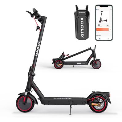 E-Scooter 8.5 ZOLL Elektroscooter 400W motor Bis zu 30KM 20,00 km/h, Koolux 36V 7.8AH