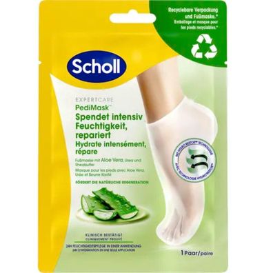Scholl Fußmaske Socken mit Aloe Vera (1 Paar), 2 St