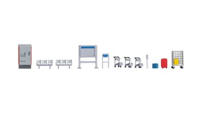 Noch 14827 Bahnsteig-Zubehör, Figuren H0 (1:87)