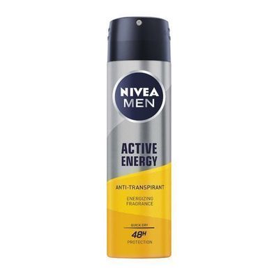 Nivea Maenner Active Energy Antitranspirant Spray, 150 ml
