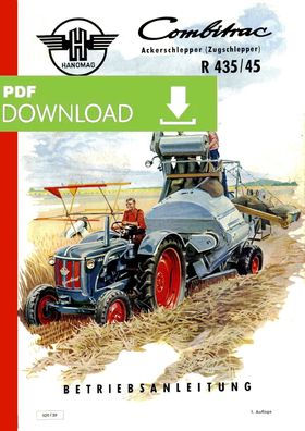 Betriebsanleitung Hanomag Combitrac R 435-45
