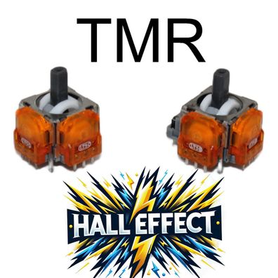 2x PS5 Hall Effect TMR Analog Sticks Orange Controller Drift Fix PlayStation 5