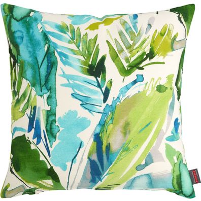 Kissenbezug Kissenhülle Dekokissen Kissen Sommer Blätter Grün Beidseitig Hossner