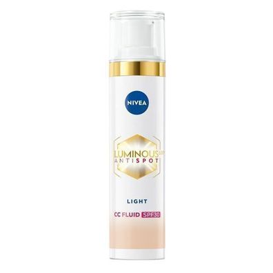 Nivea Luminous630 CC Creme fuer gleichmaessigen Teint mit SPF30, 01 Light, 40 ml
